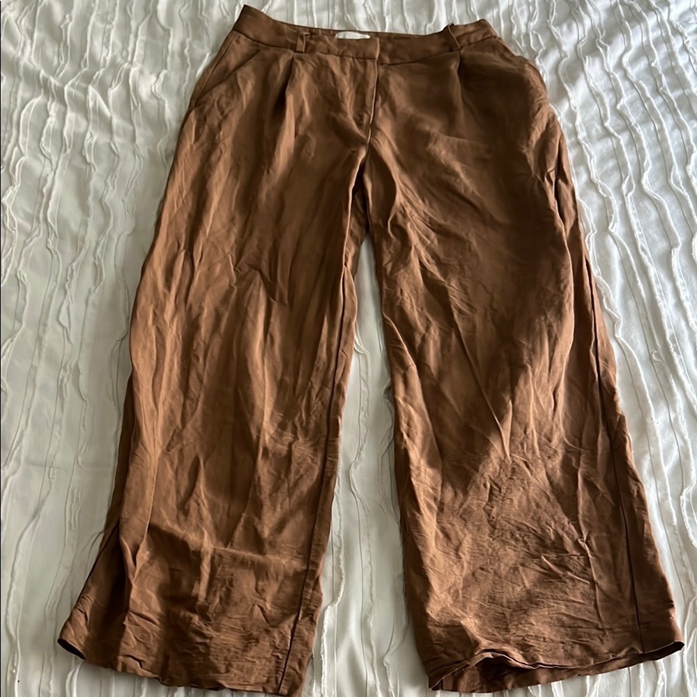 H&M Linen Blend Trousers